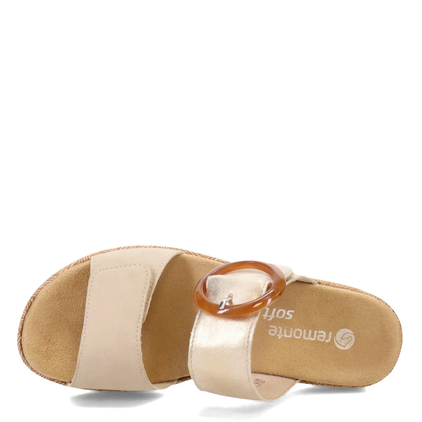 Wedges*Remonte Women's , R6858 Sandal Beige