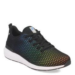 Fashion & Street*Rieker Women's , Athina Sneaker Black Rainbow Multi
