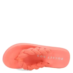 Flip Flops*Rocket Dog Women's , Sunset Braid Sandal Melon