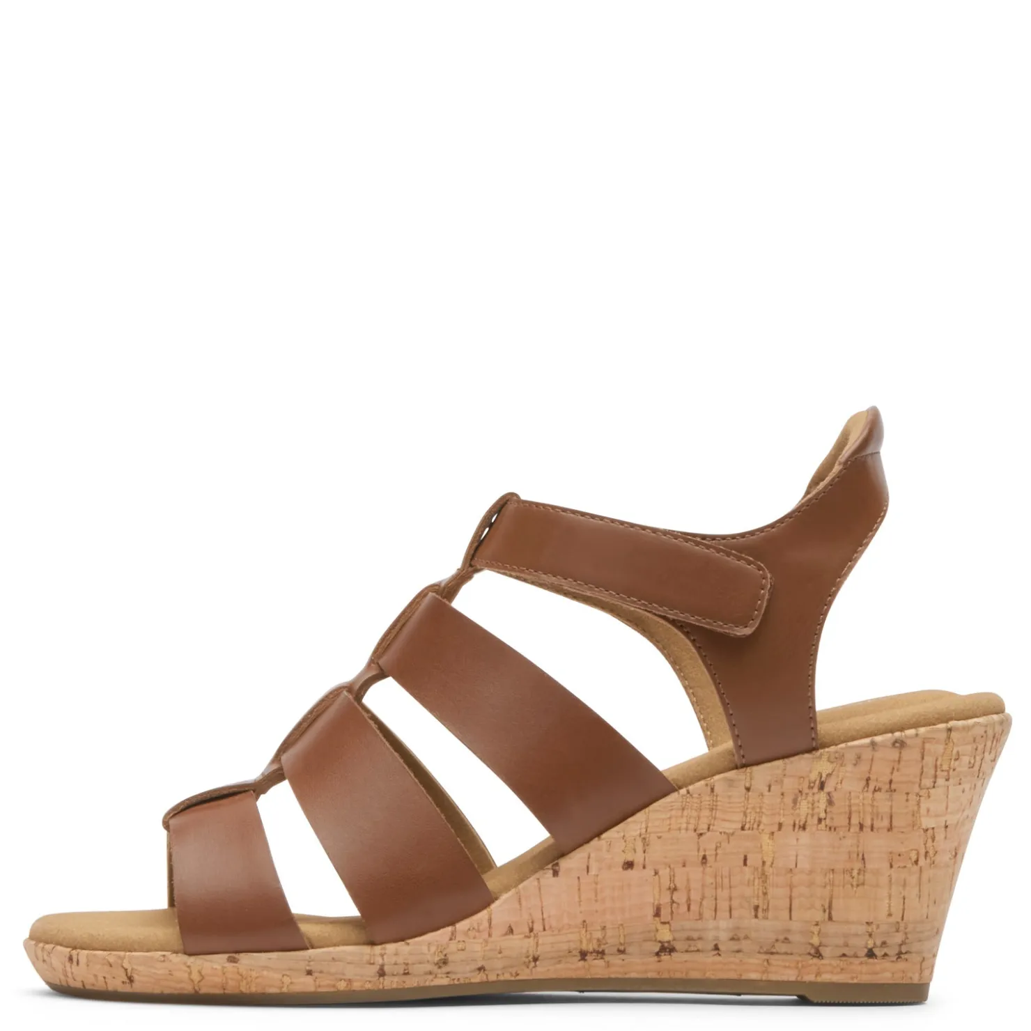 Wedges*Rockport Women's , Briah Gladiator Sandal Tan
