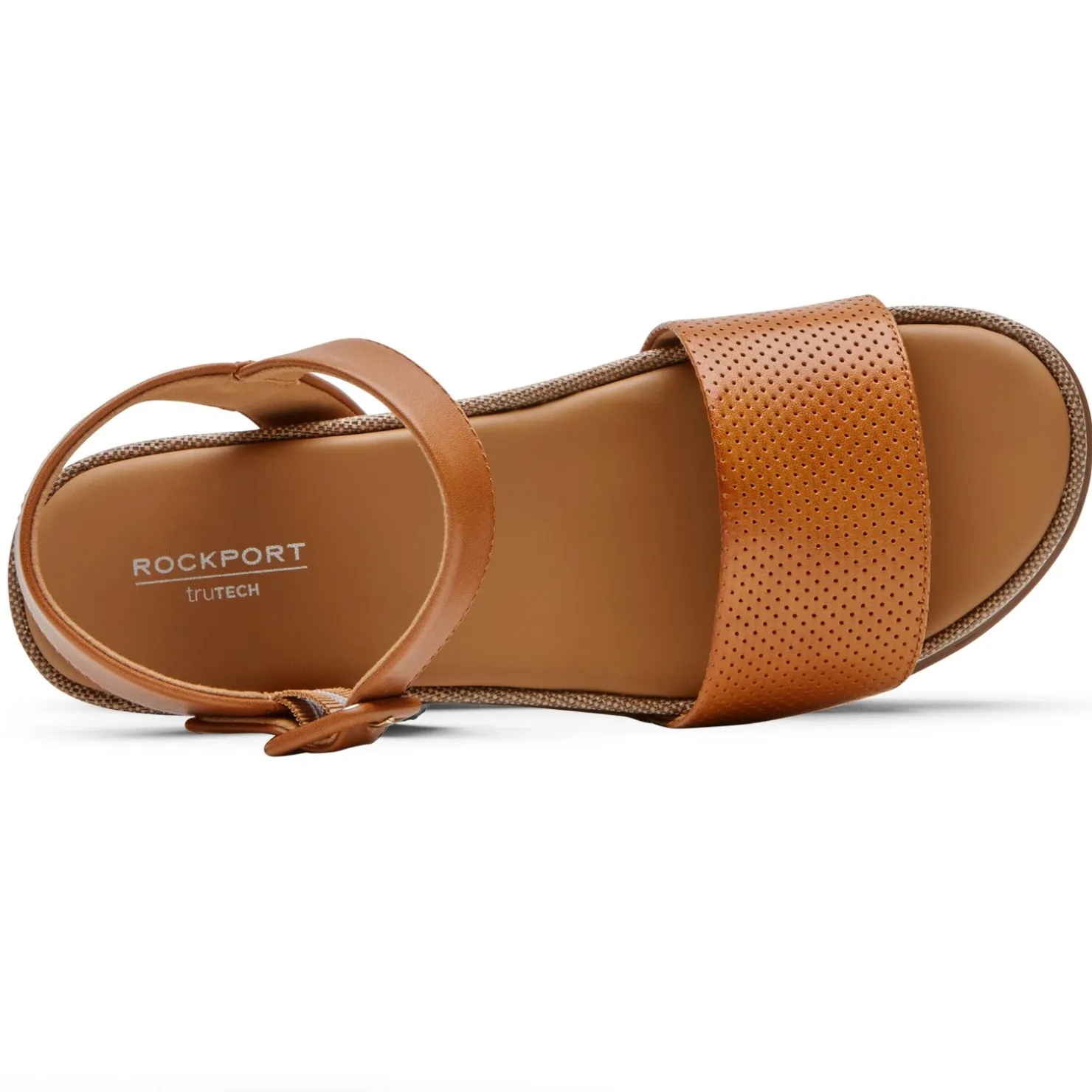 Wedges*Rockport Women's , Delanie Sandal Honey
