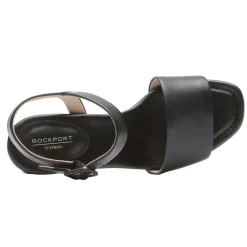 Heeled Sandals*Rockport Women's , Farrah Sandal Black