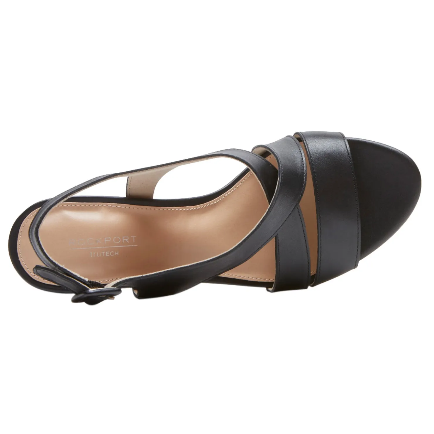 Heeled Sandals*Rockport Women's , Tabitha Sling Sandal Black