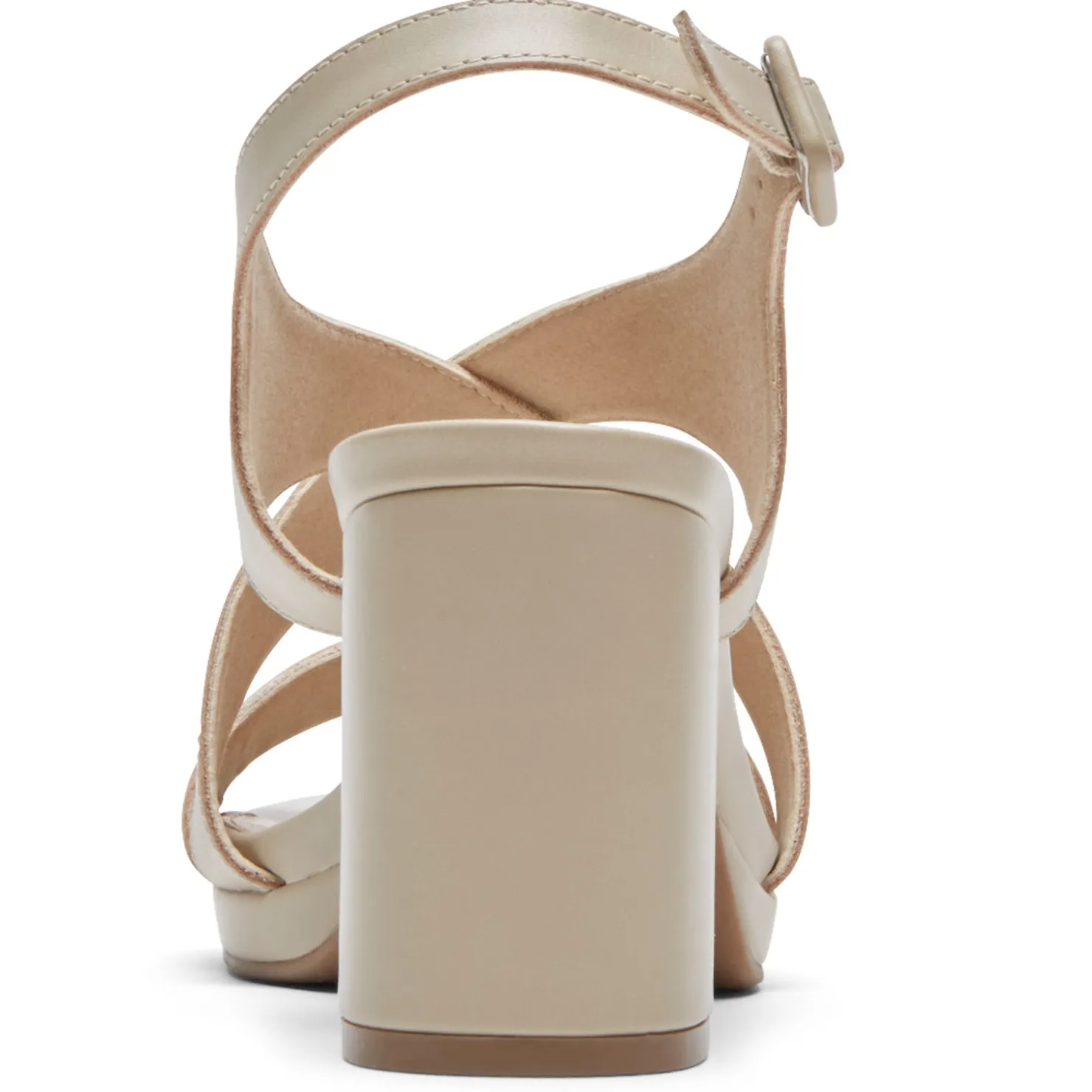 Heeled Sandals*Rockport Women's , Tabitha Sling Sandal Beige