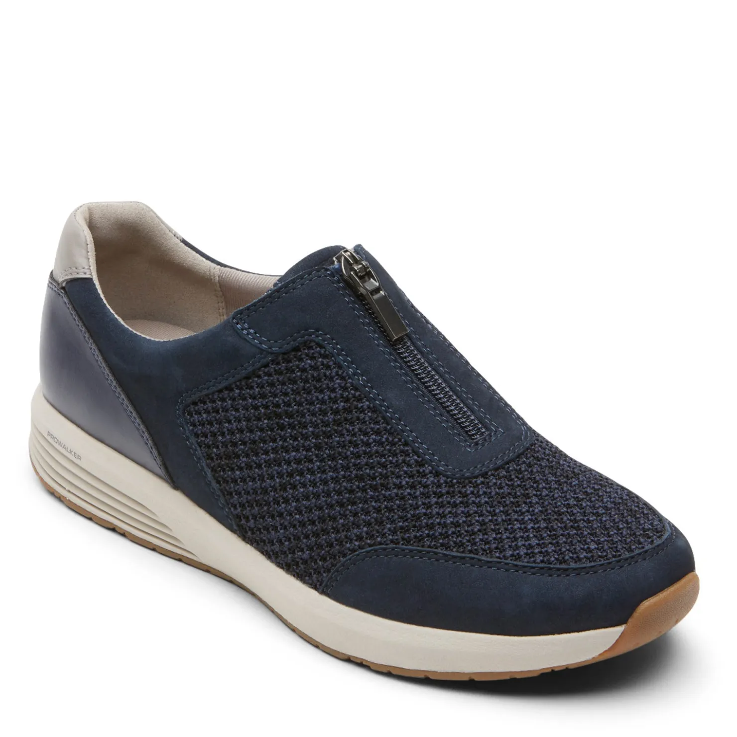 Walking*Rockport Women's , Trustride ProWalker Center Zip Walking Shoe Blue