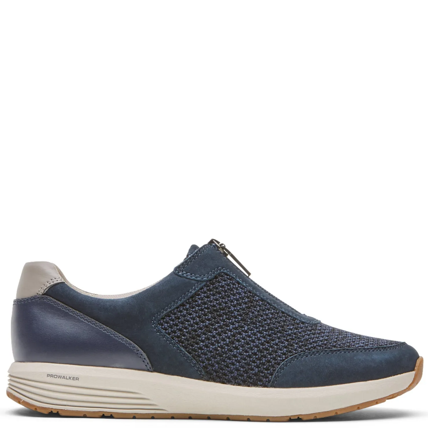Walking*Rockport Women's , Trustride ProWalker Center Zip Walking Shoe Blue