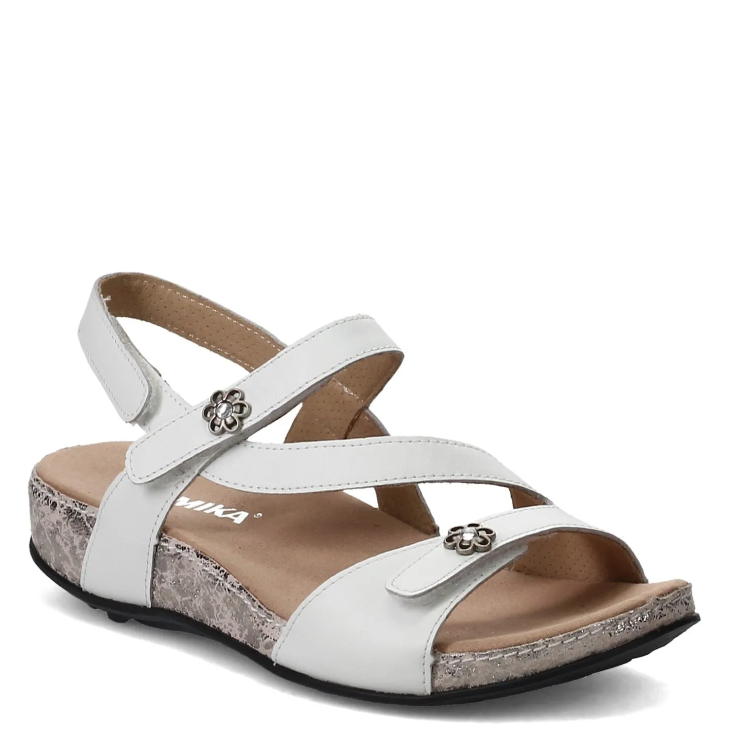 Footbed Sandals*Romika Women's , Fidschi 54 Sandal White
