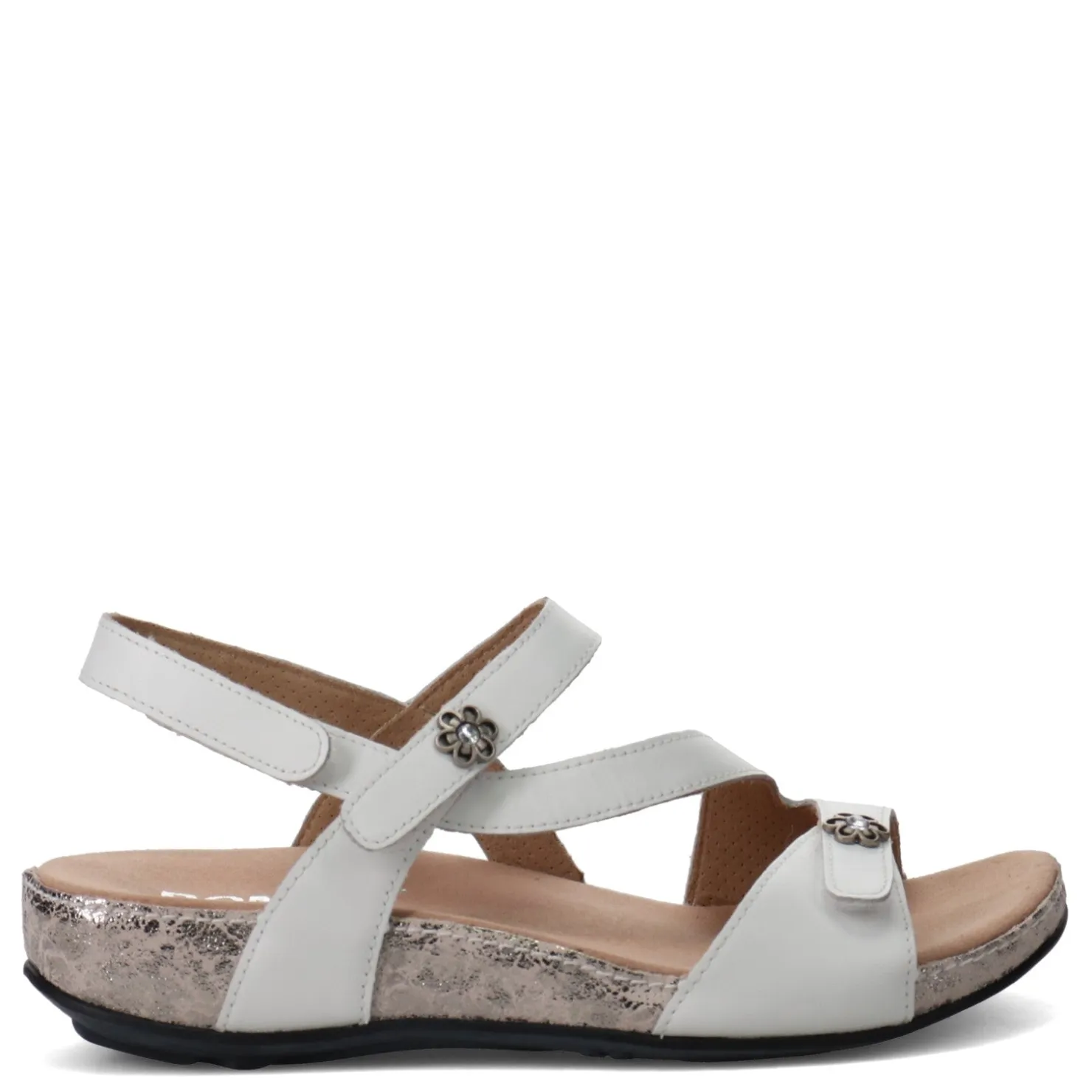 Footbed Sandals*Romika Women's , Fidschi 54 Sandal White