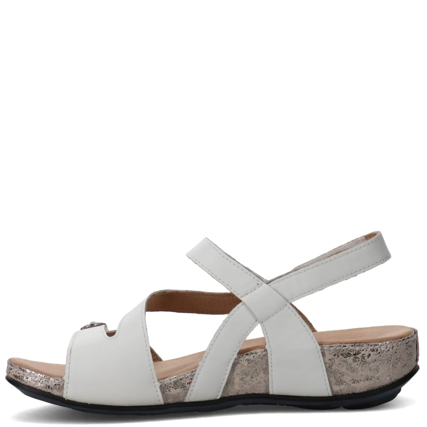 Footbed Sandals*Romika Women's , Fidschi 54 Sandal White