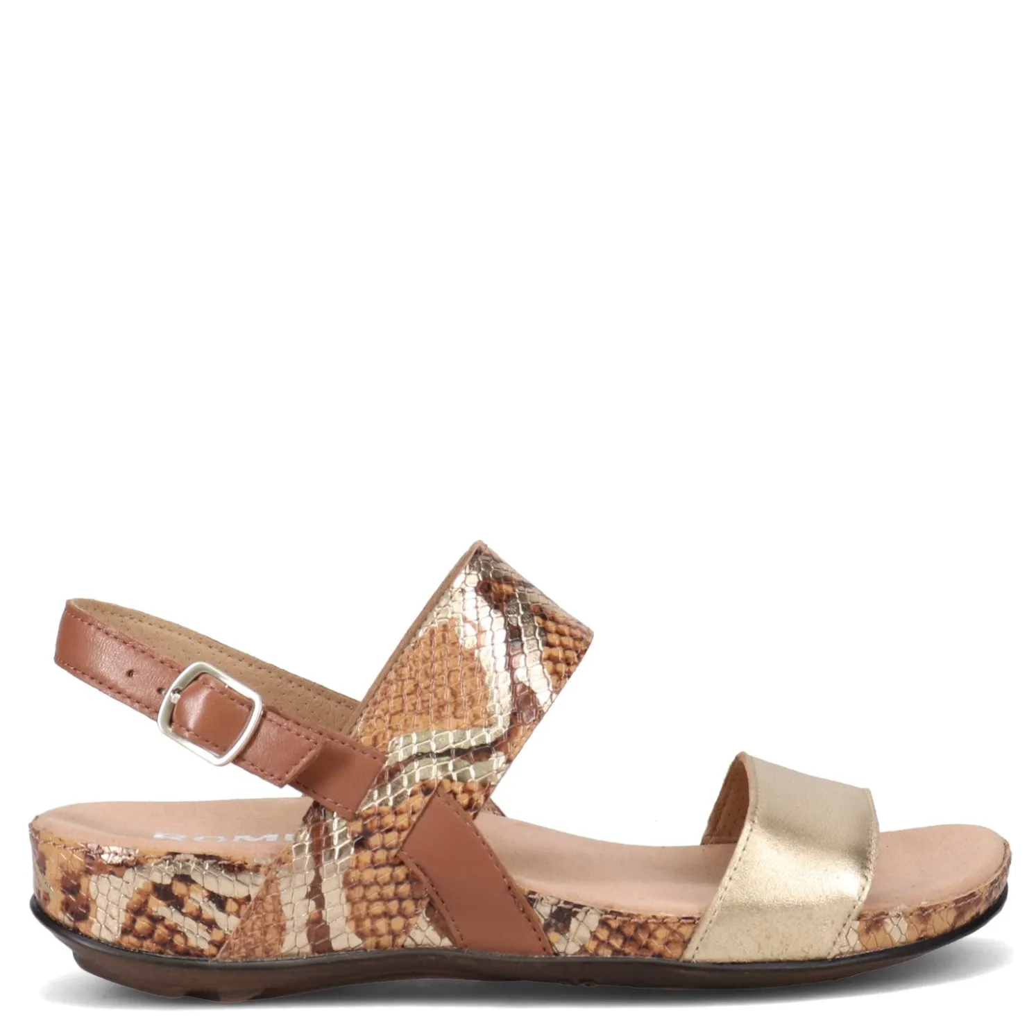 Wedges*Romika Women's , Fidschi 67 Sandal Cognac