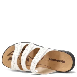 Footbed Sandals*Romika Women's , Ibiza 66 Sandal White