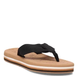 Flip Flops*Roxy Women's , Colby Hi Flip Flop Black Tan