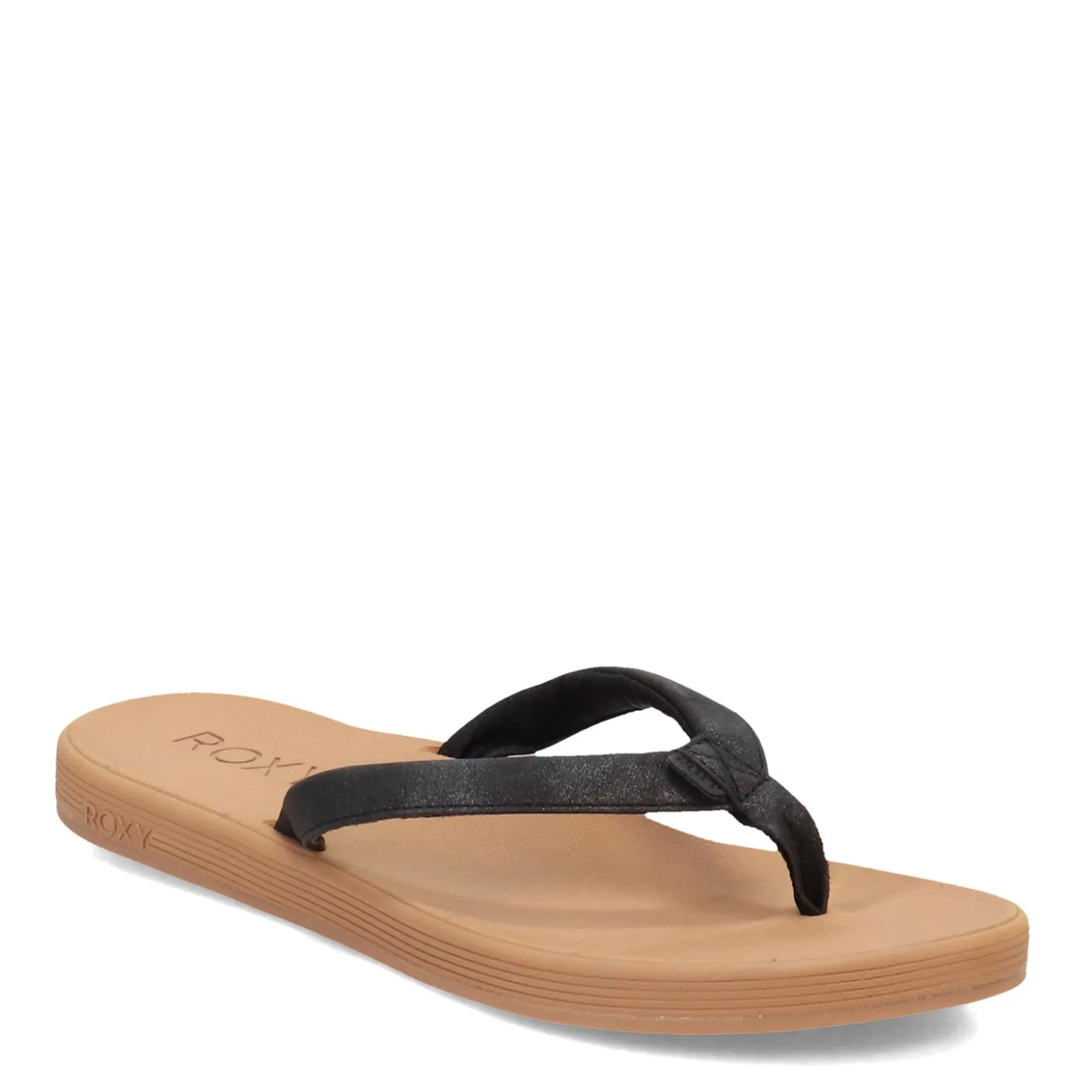 Flip Flops*Roxy Women's , Kallie II Sandal Black