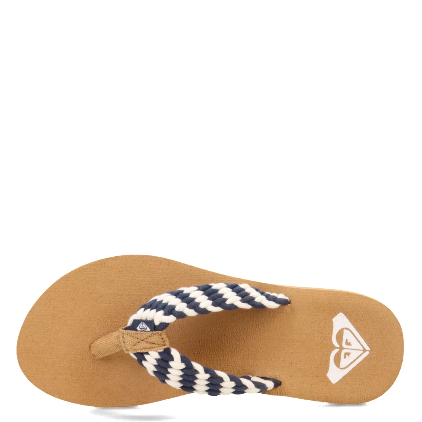 Flip Flops*Roxy Women's , Porto III Sandal Navy White