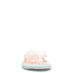 Flip Flops*Roxy Women's , Vista Loreto Flip Flop White Blue