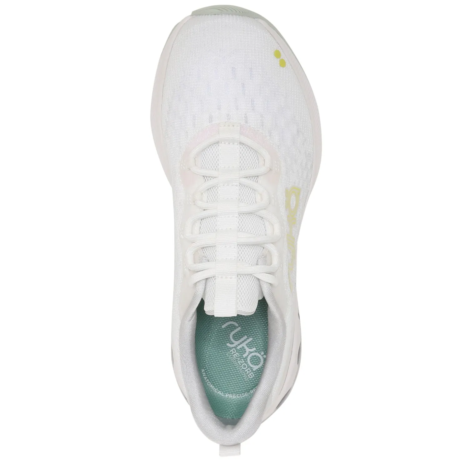 Walking*Ryka Women's , Activate Walking Shoe White / Yellow