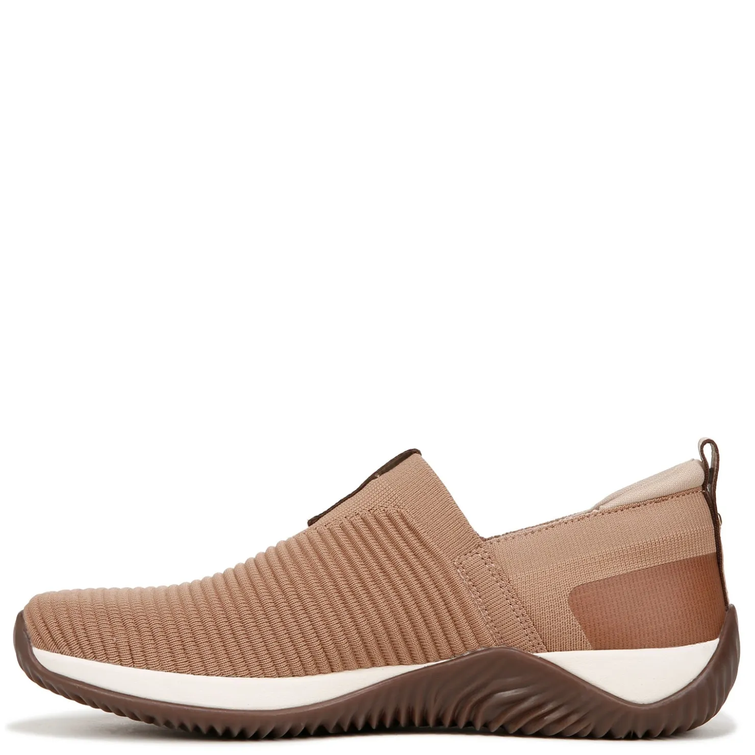 Walking*Ryka Women's , Echo Knit Slip-On Sneaker Tan