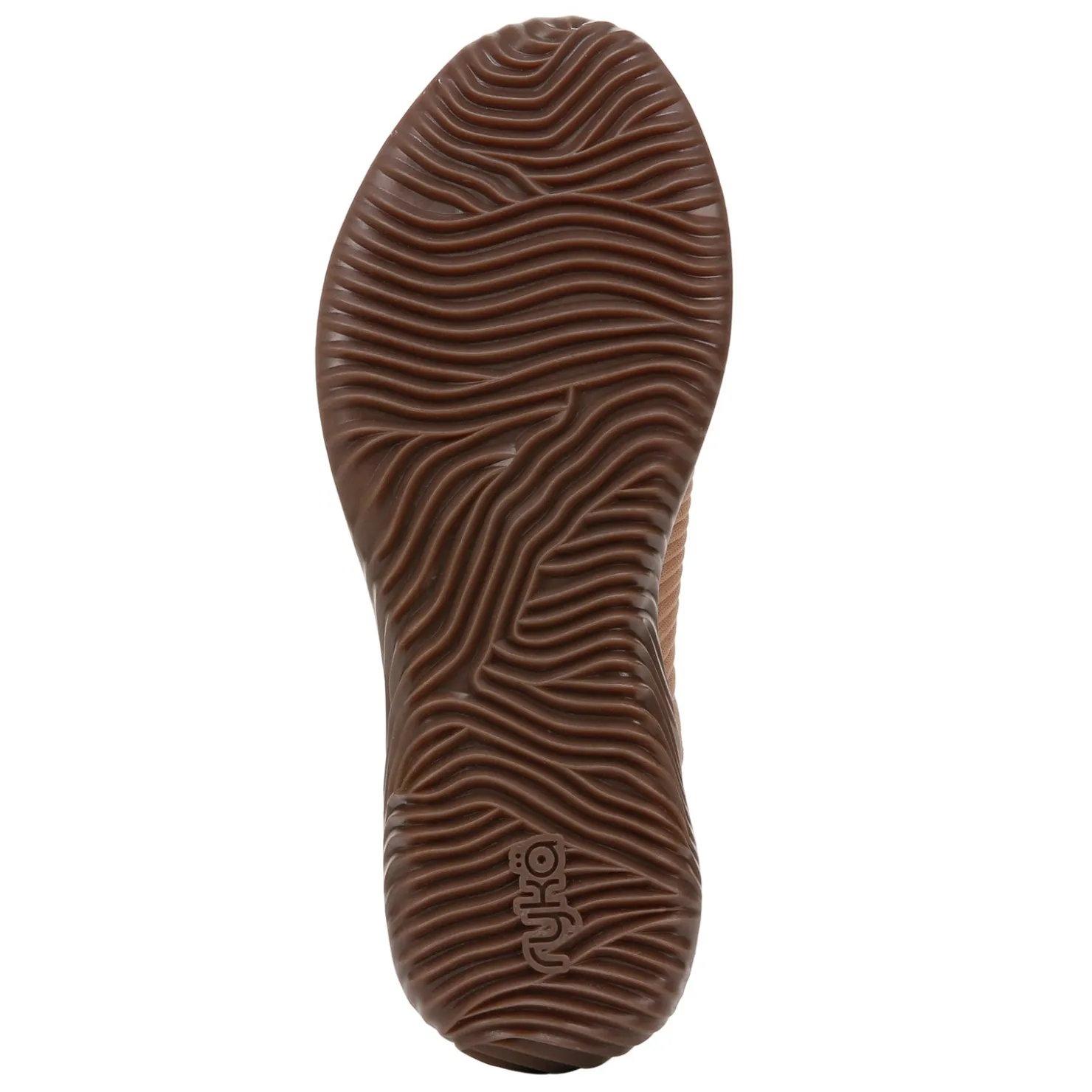 Walking*Ryka Women's , Echo Knit Slip-On Sneaker Tan