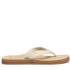 Flip Flops*Sanuk Women's , Fraidy Tribal Sandal Natural