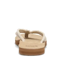 Flip Flops*Sanuk Women's , Fraidy Tribal Sandal Natural