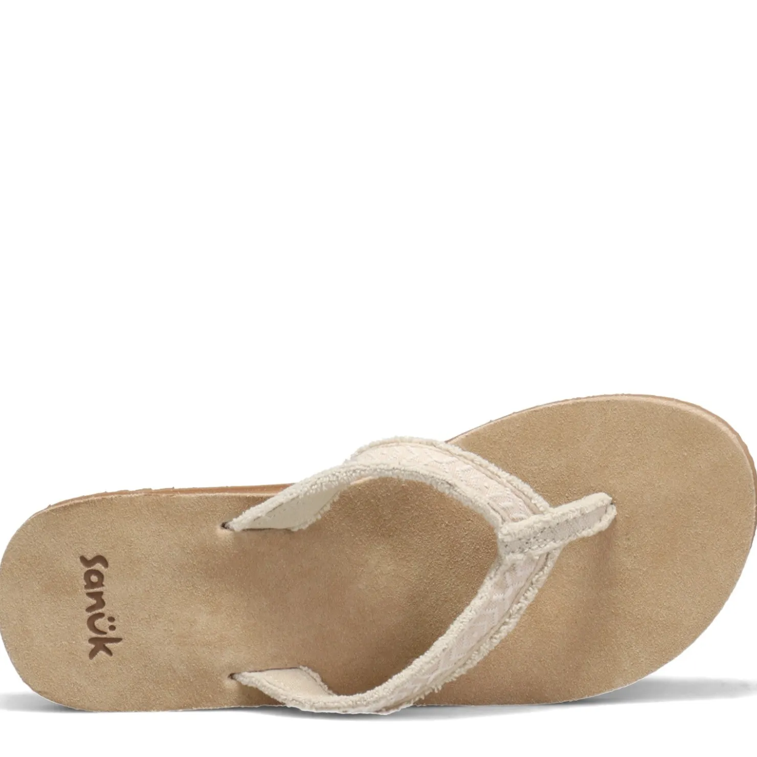 Flip Flops*Sanuk Women's , Fraidy Tribal Sandal Natural