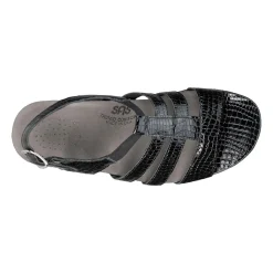 Heeled Sandals*SAS Women's , Allegro Sandal Black Croc