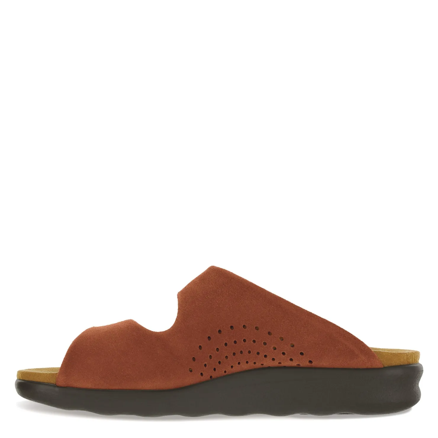Footbed Sandals*SAS Women's , Cozy Slide Sandal Rust
