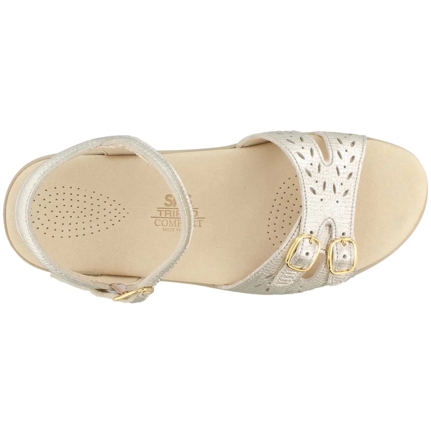 Footbed Sandals*SAS Women's , Duo Sandal Gold