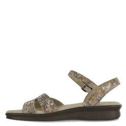 Wedges*SAS Women's , Duo Sandal Taupe Multi