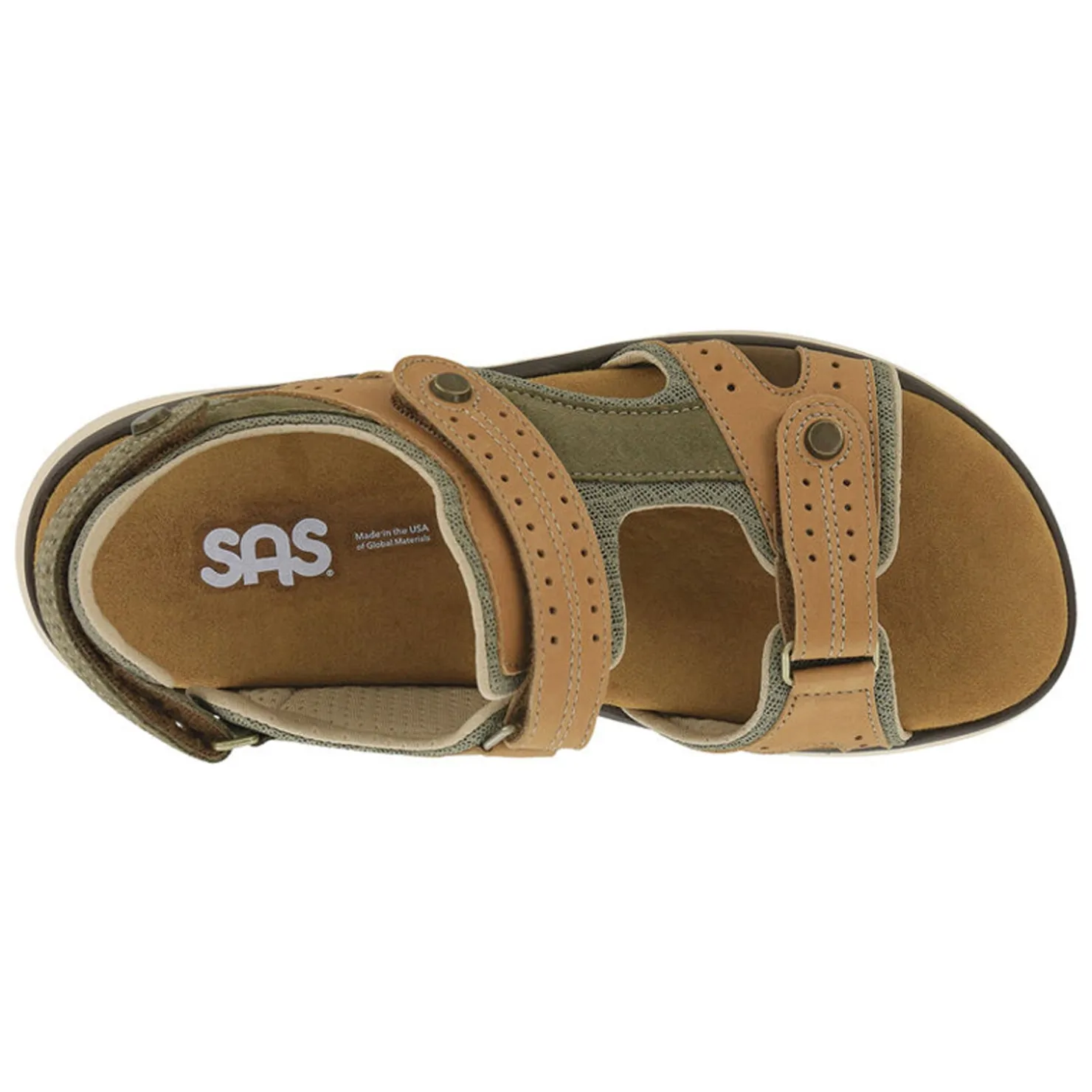 Footbed Sandals*SAS Women's , Embark Sandal Liveoak