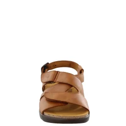 Footbed Sandals*SAS Women's , Huggy Sandal Brown Caramel