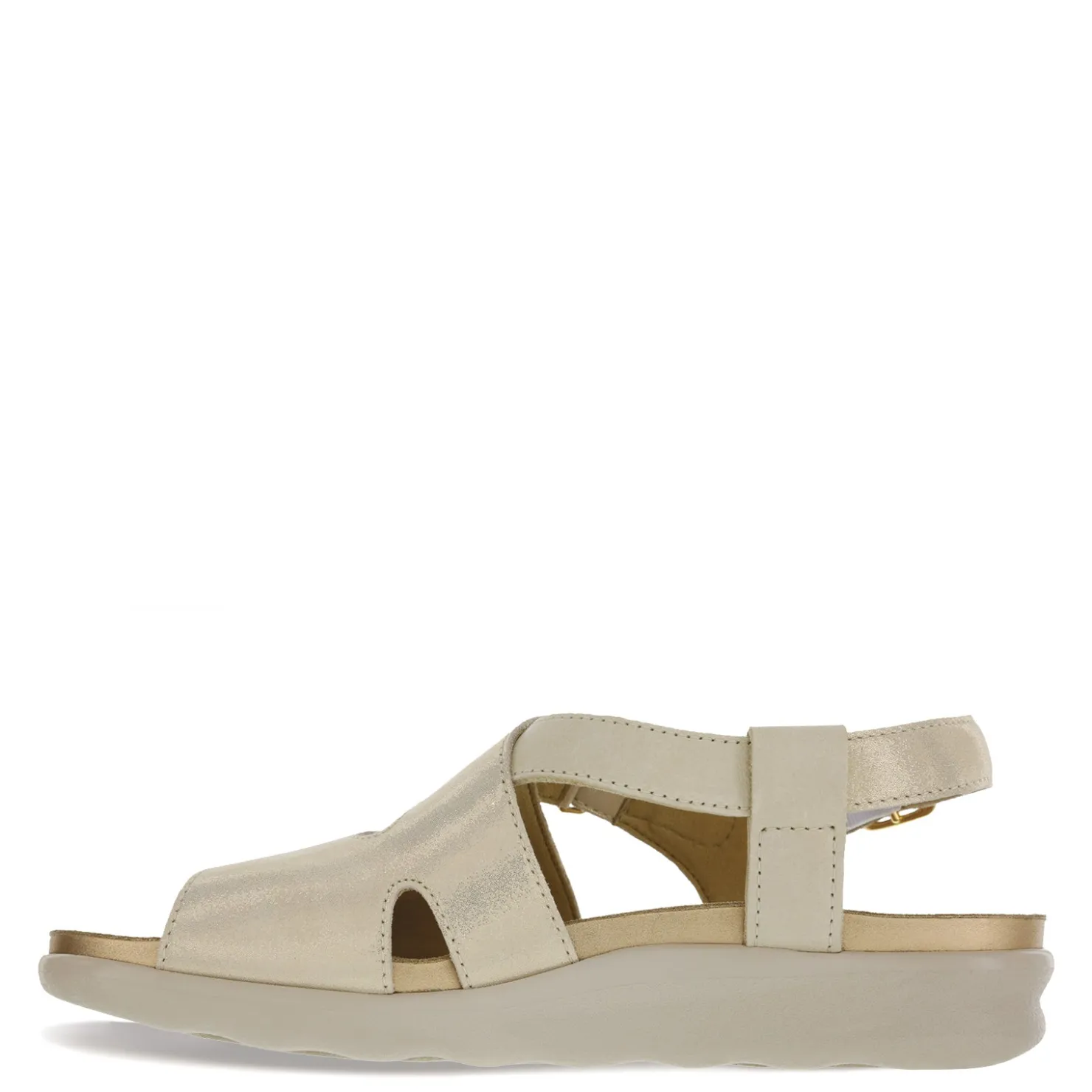 Footbed Sandals*SAS Women's , Huggy Sandal Soft Gold