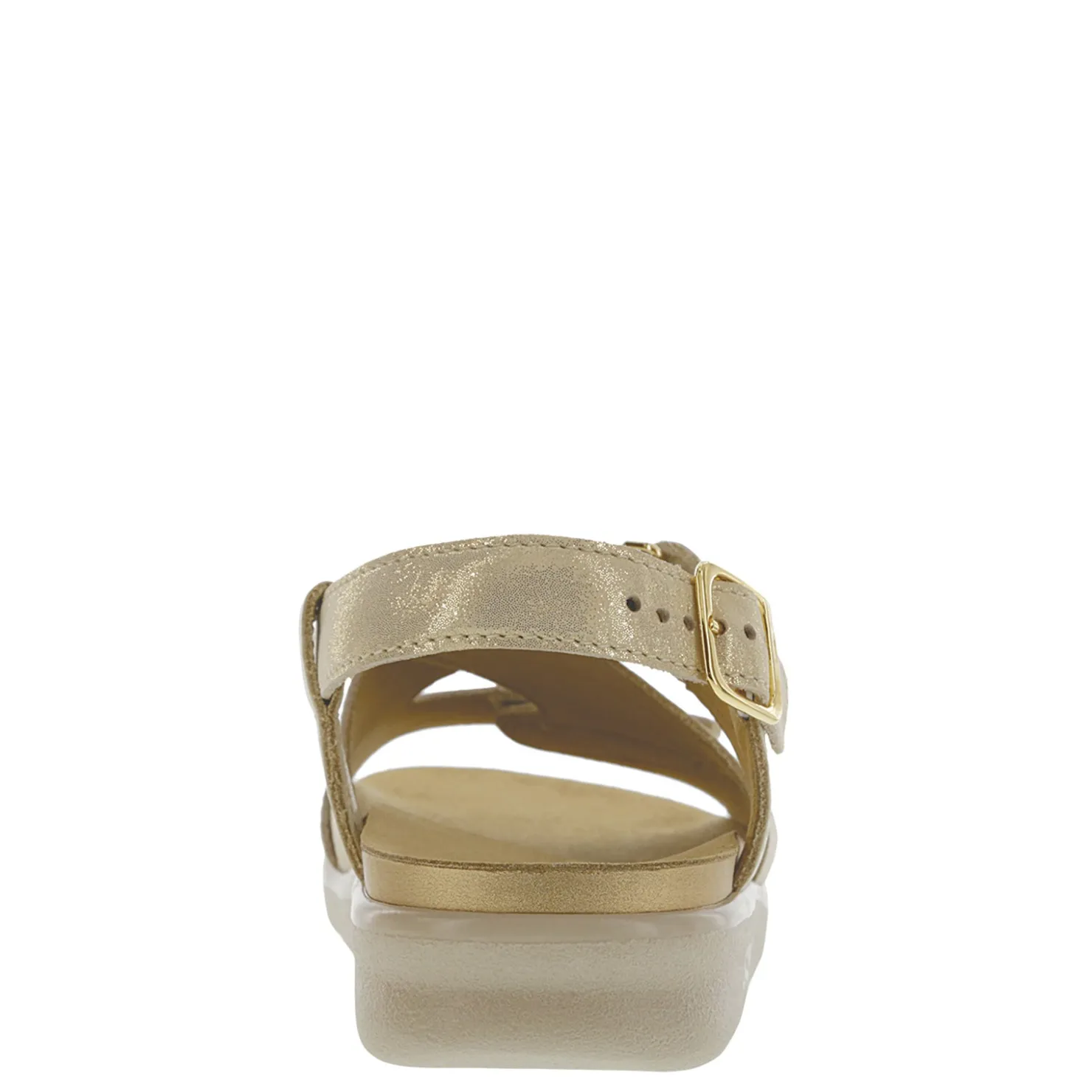 Footbed Sandals*SAS Women's , Huggy Sandal Soft Gold