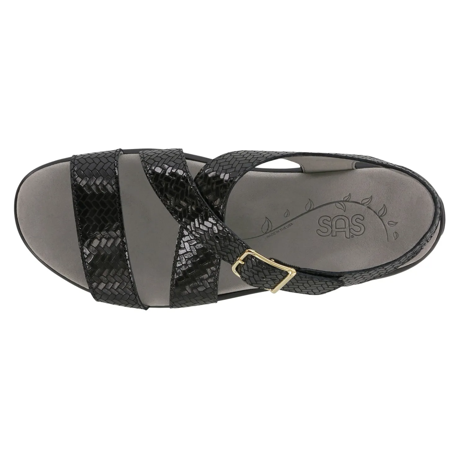 Footbed Sandals*SAS Women's , Laguna Sandal Black