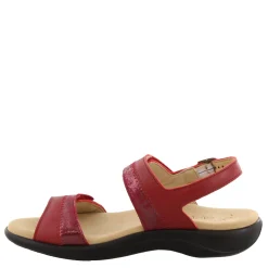 Heeled Sandals*SAS Women's , Nudu Sandal Red Cabaret