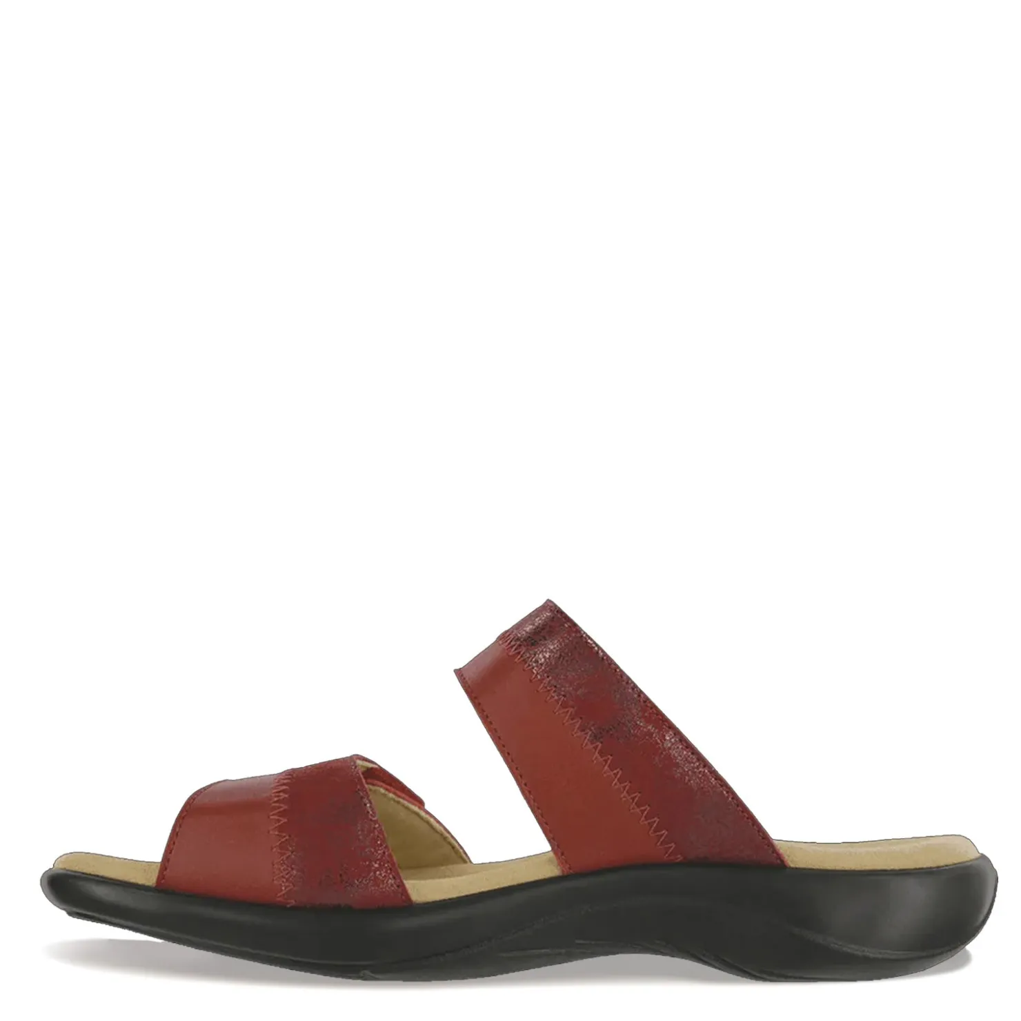 Footbed Sandals*SAS Women's , Nudu Slide Sandal Ruby