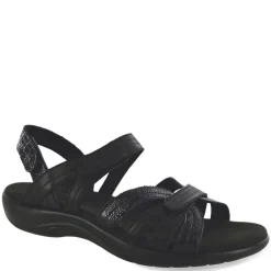 Footbed Sandals*SAS Women's , Pier Sandal Black Sand