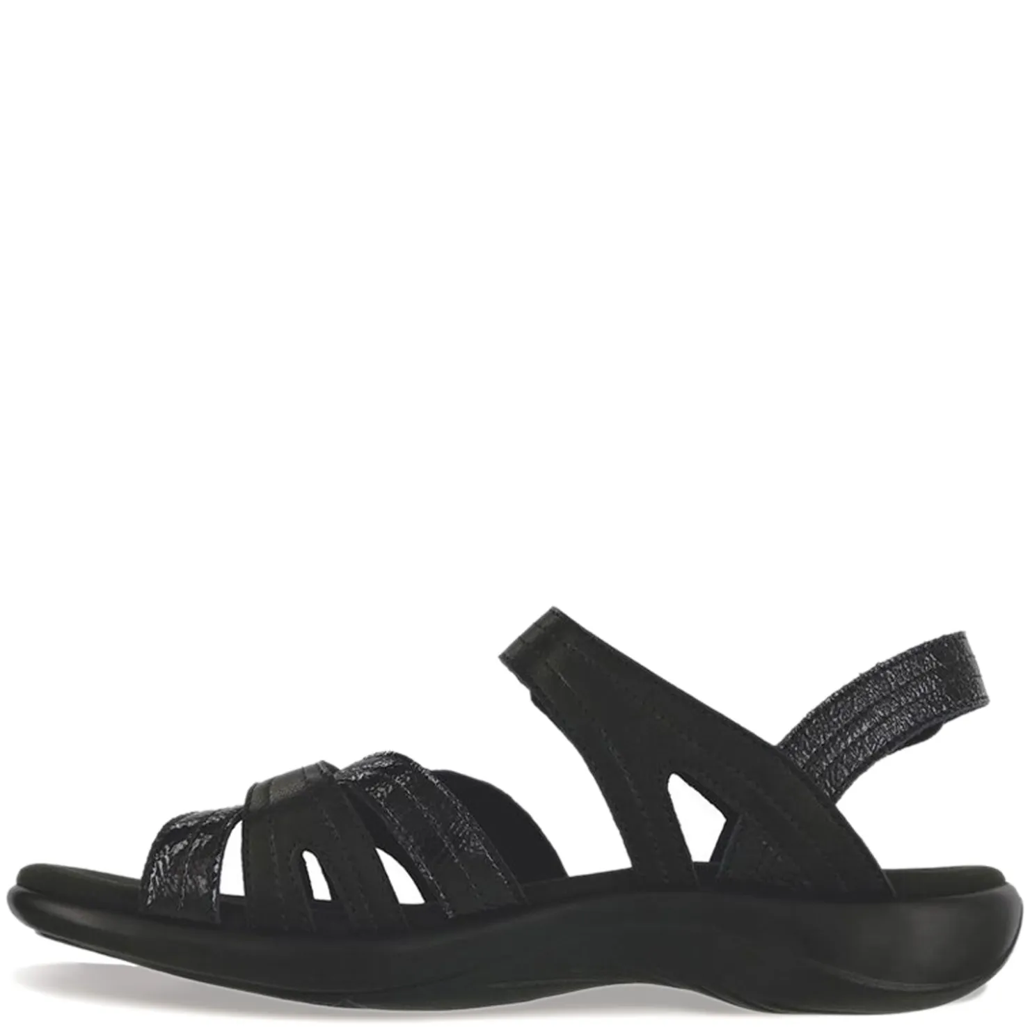 Footbed Sandals*SAS Women's , Pier Sandal Black Sand