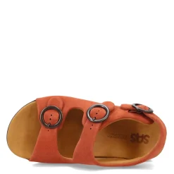 Footbed Sandals*SAS Women's , Relaxed Sandal Rust