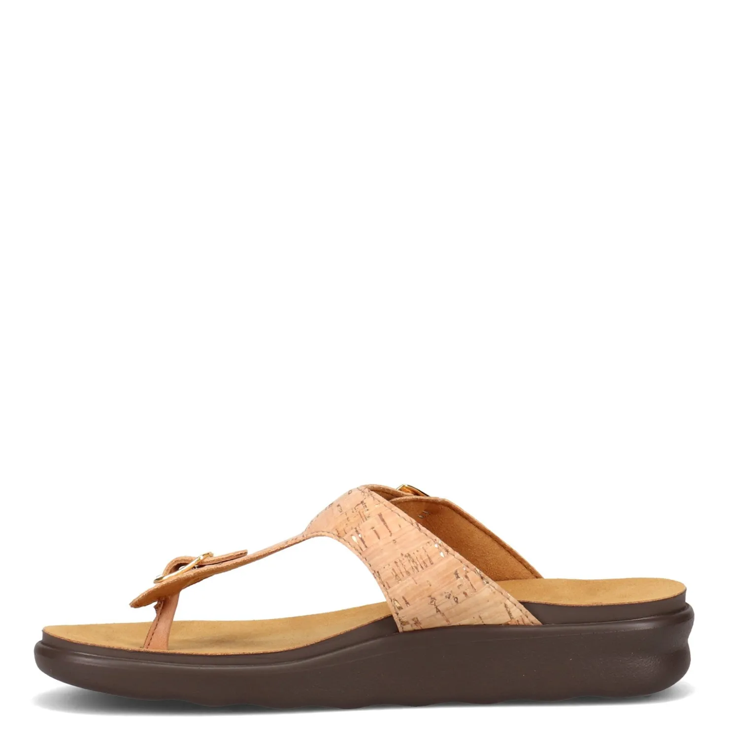 Footbed Sandals*SAS Women's , Sanibel Thong Sandal Cork