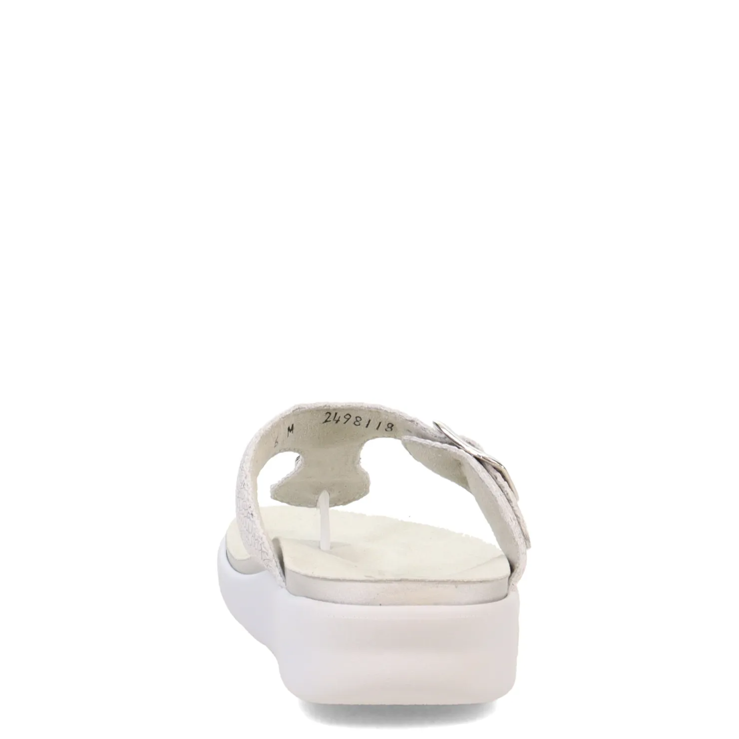 Footbed Sandals*SAS Women's , Sanibel Thong Sandal Plata