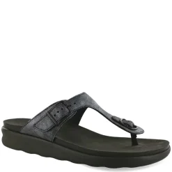 Footbed Sandals*SAS Women's , Sanibel Thong Sandal Smoke