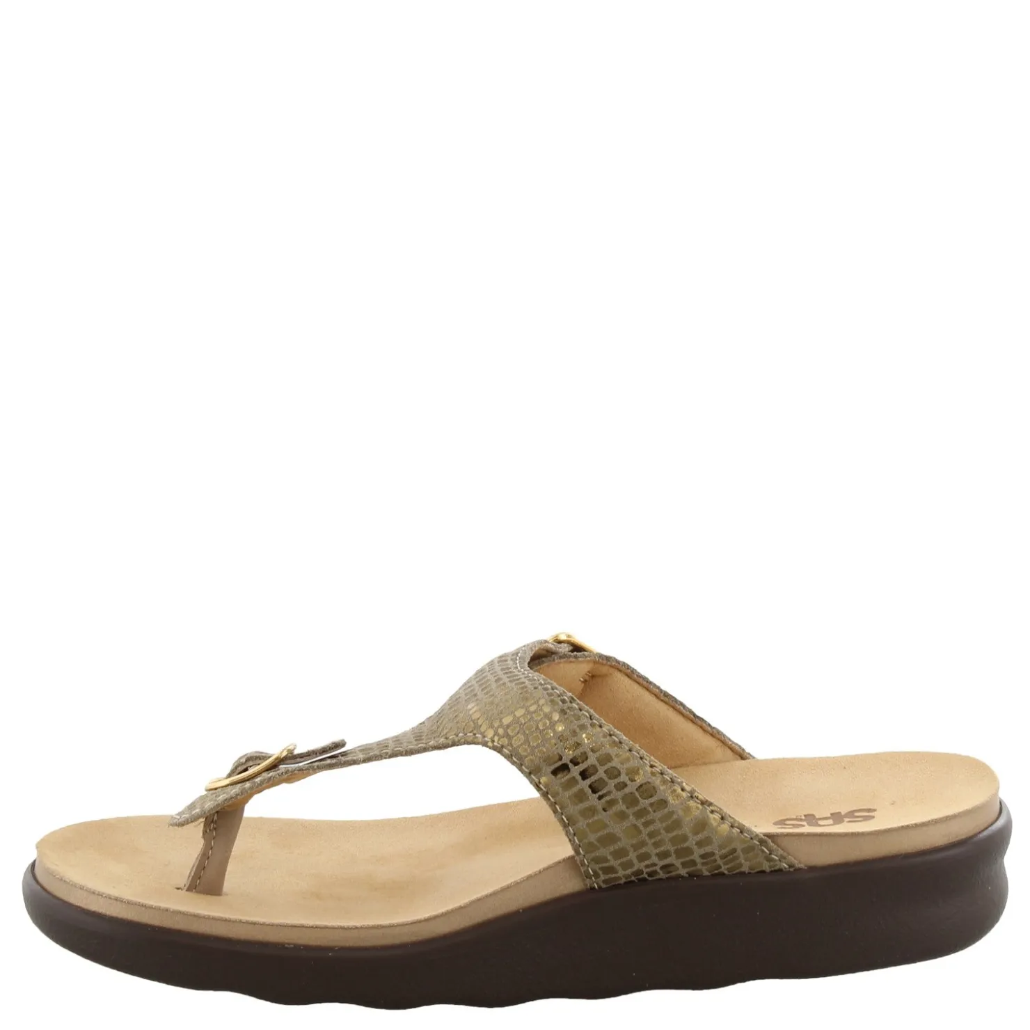 Women's , Sanibel T-Strap Slide Sandal|SAS Hot