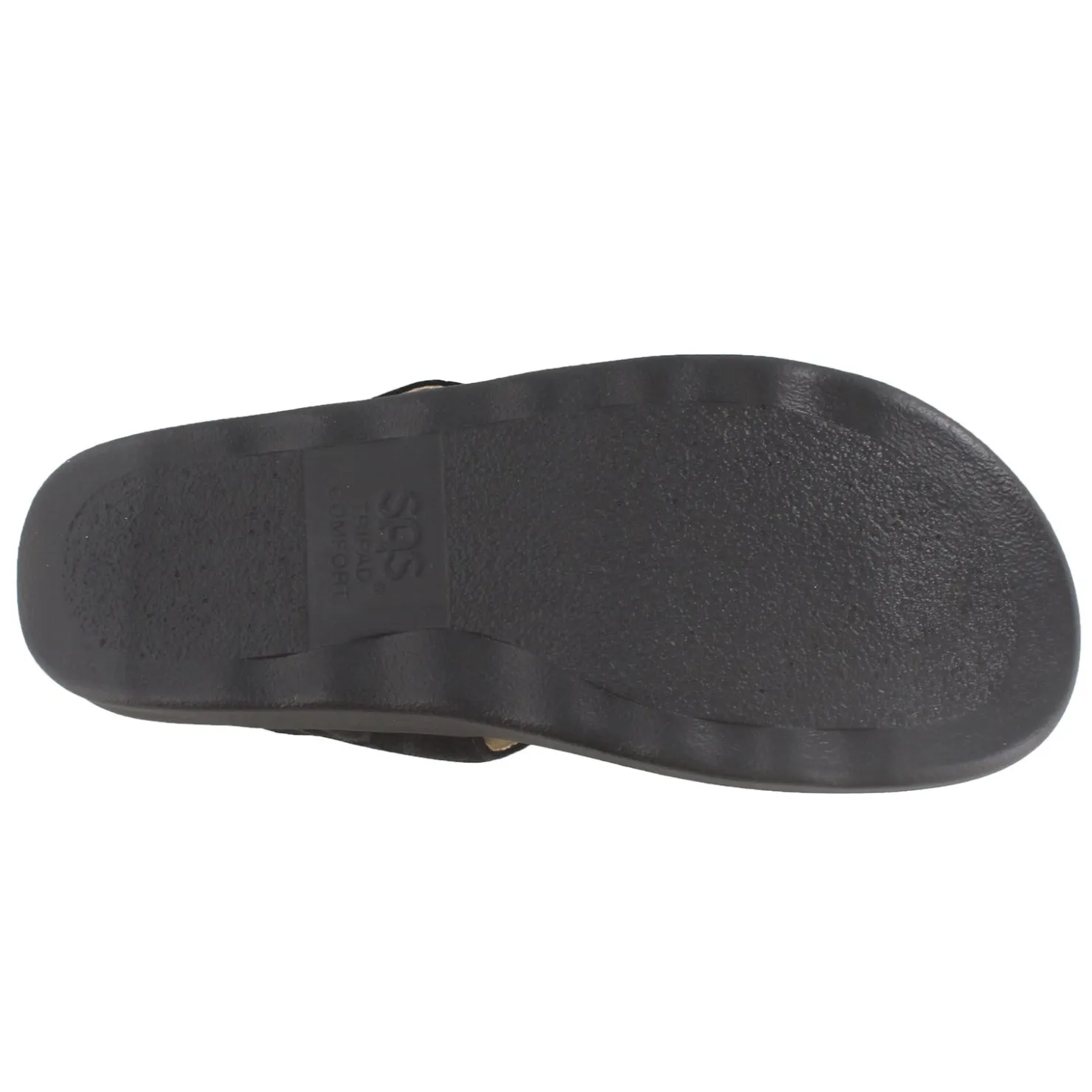 Footbed Sandals*SAS Women's , Sanibel T-Strap Slide Sandal Black Snake