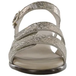 Heeled Sandals*SAS Women's , Savanna Sandal Gold Snake