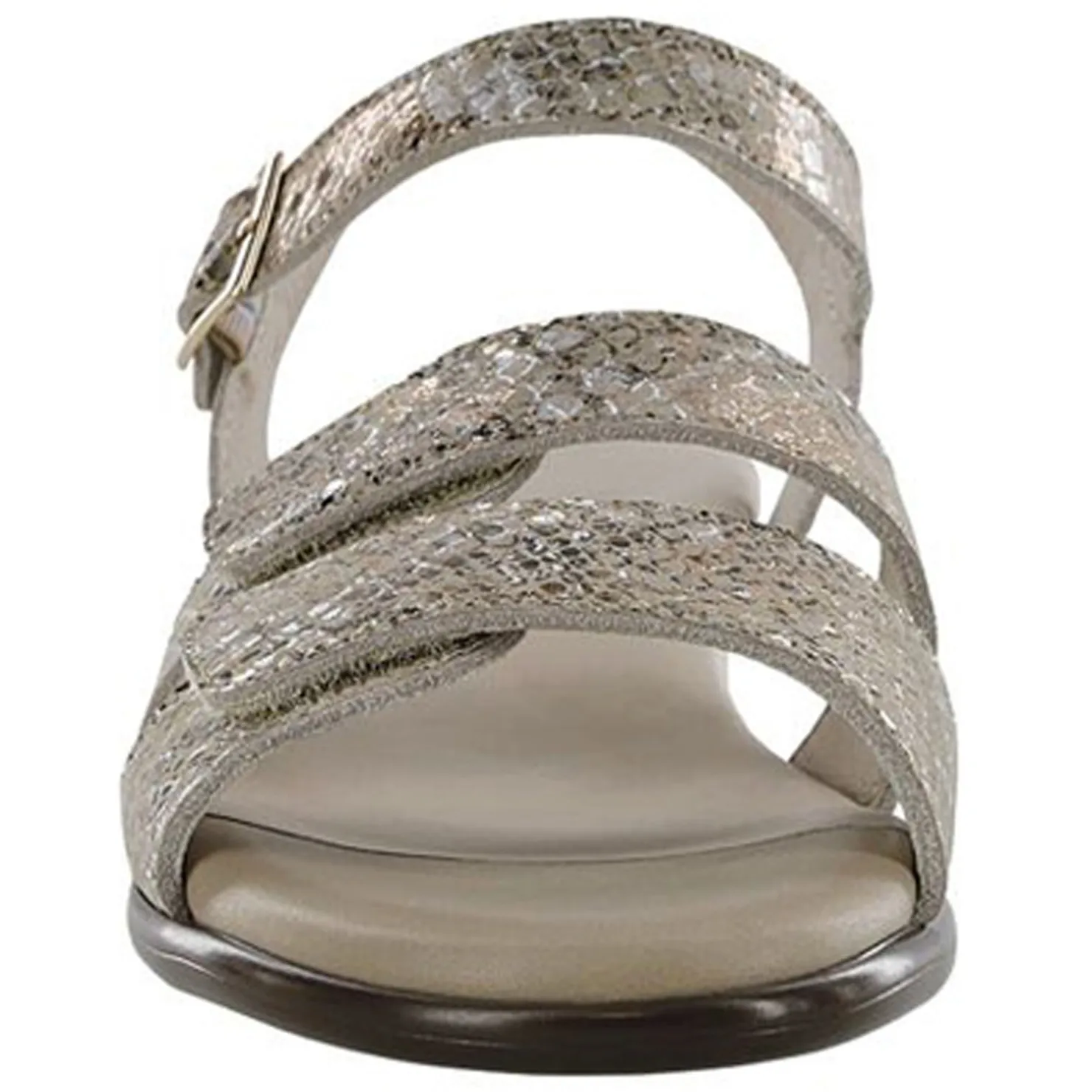 Heeled Sandals*SAS Women's , Savanna Sandal Gold Snake