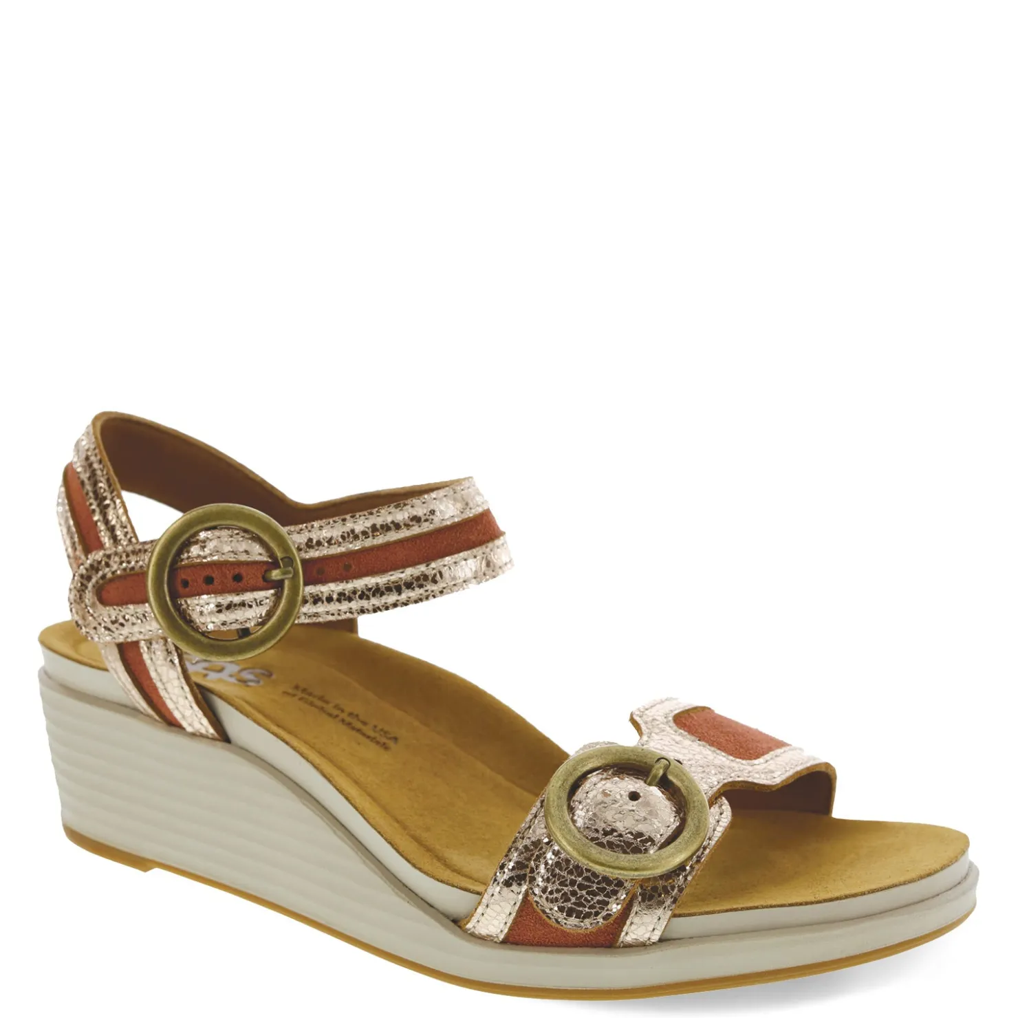 Footbed Sandals*SAS Women's , Seight Sandal Copper