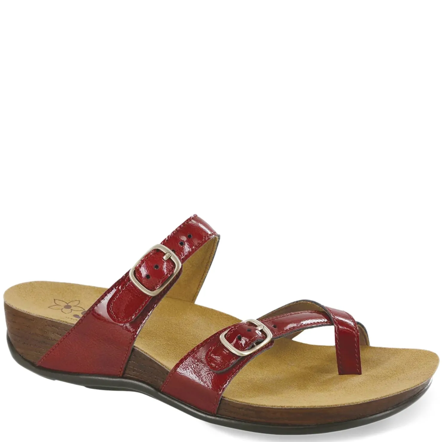 Footbed Sandals*SAS Women's , Shelly Sandal Lipstick