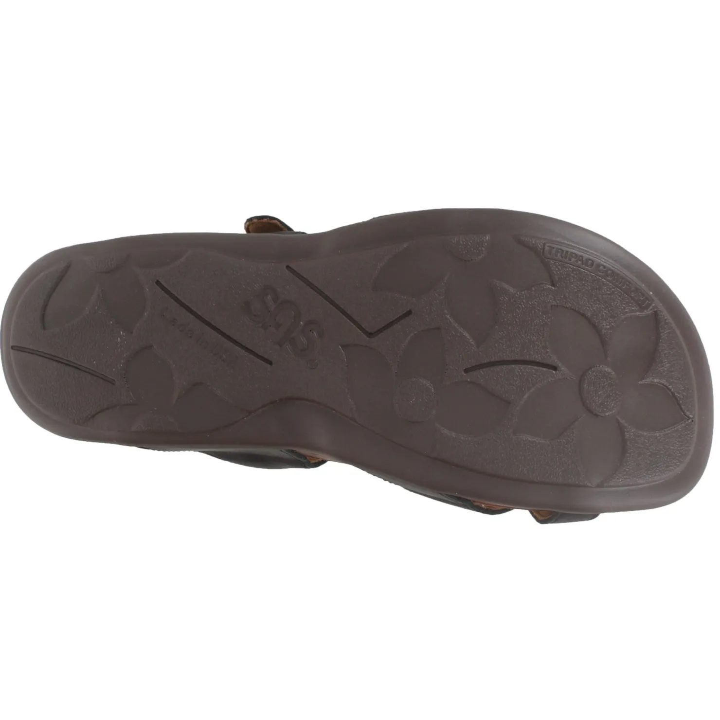 Footbed Sandals*SAS Women's , Shelly Toe Loop Slide Sandal Black