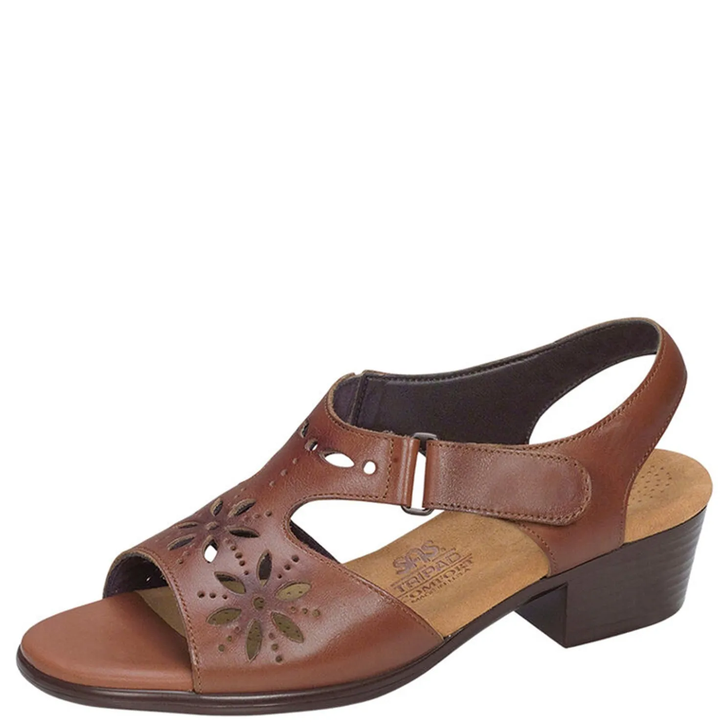 Footbed Sandals*SAS Women's , Sunburst Sandal Chestnut
